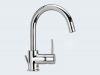 Cox Swan Neck Side Lever Basin Monobloc c/w Pop Up Waste